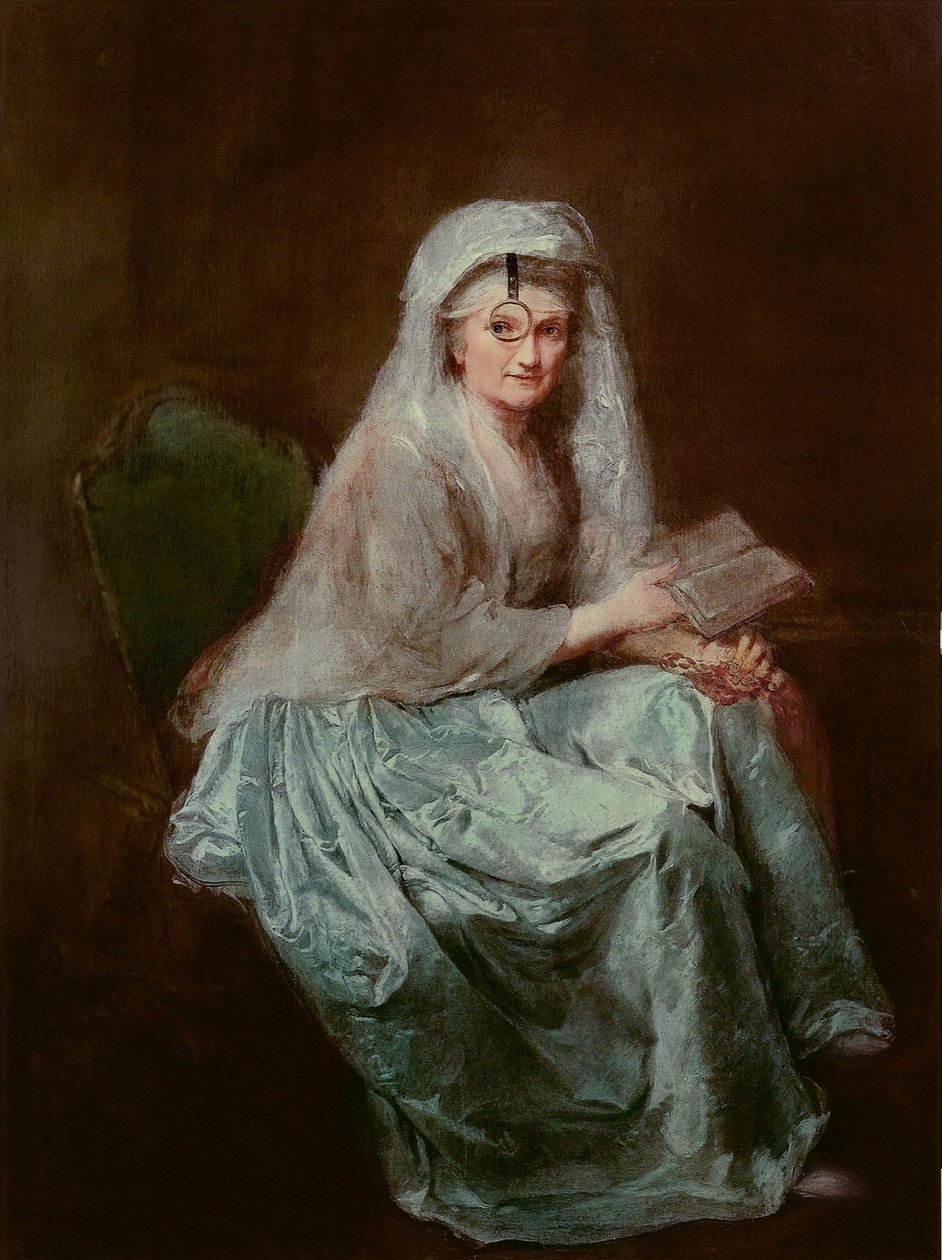 Autoportrait avec monocle, 1777 - Anna Dorothea Therbusch