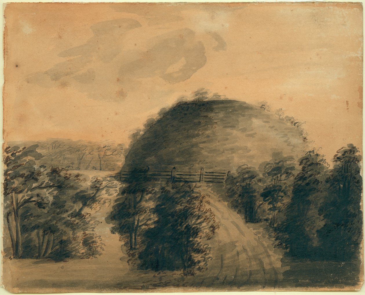 Dessin du Grand Tertre par Anna Maria Von Phul - Anna Maria von Phul