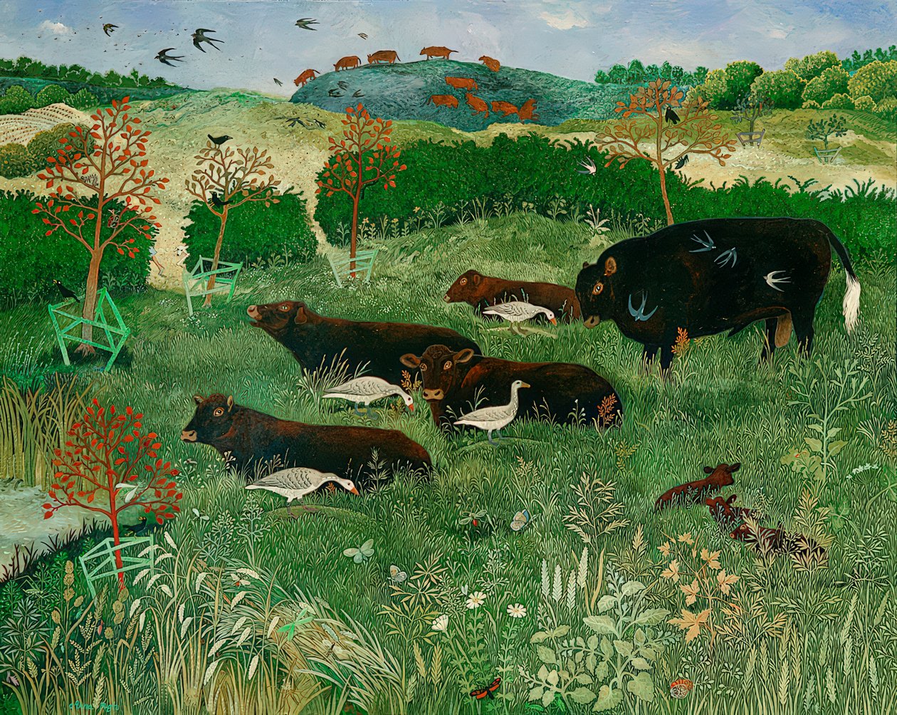 Les insectes font du Pilates, 2011 (acrylique) - Anna Pugh