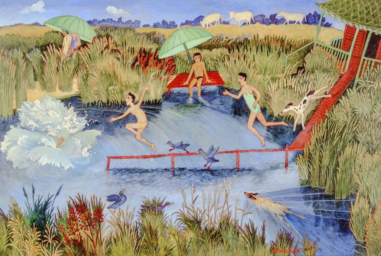 Journée chaude, 2009 (acrylique) - Anna Pugh