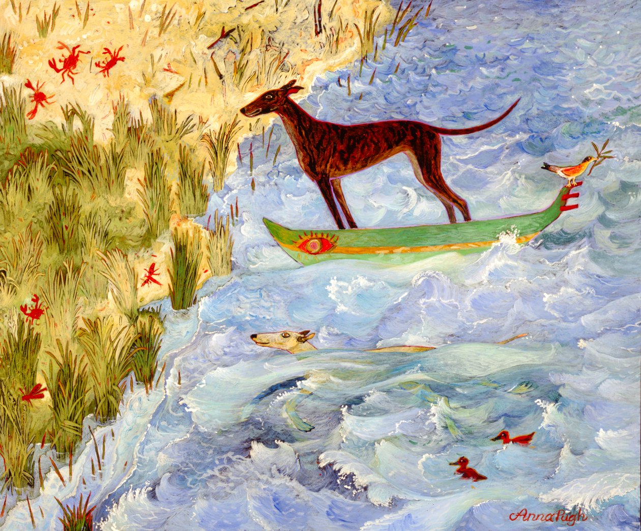 Presque là, 2008 (acrylique) - Anna Pugh