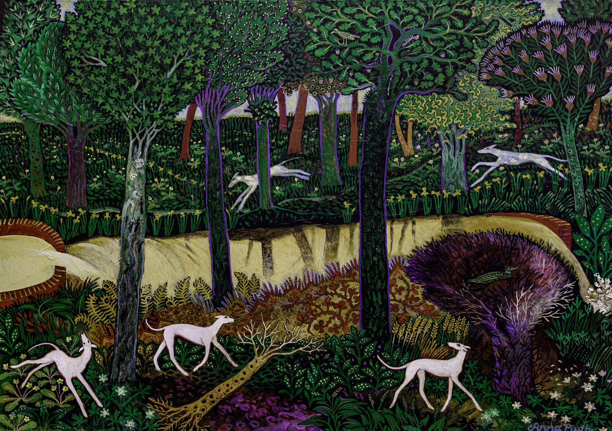 Pussys Primrose, 2017 (acrylique) - Anna Pugh
