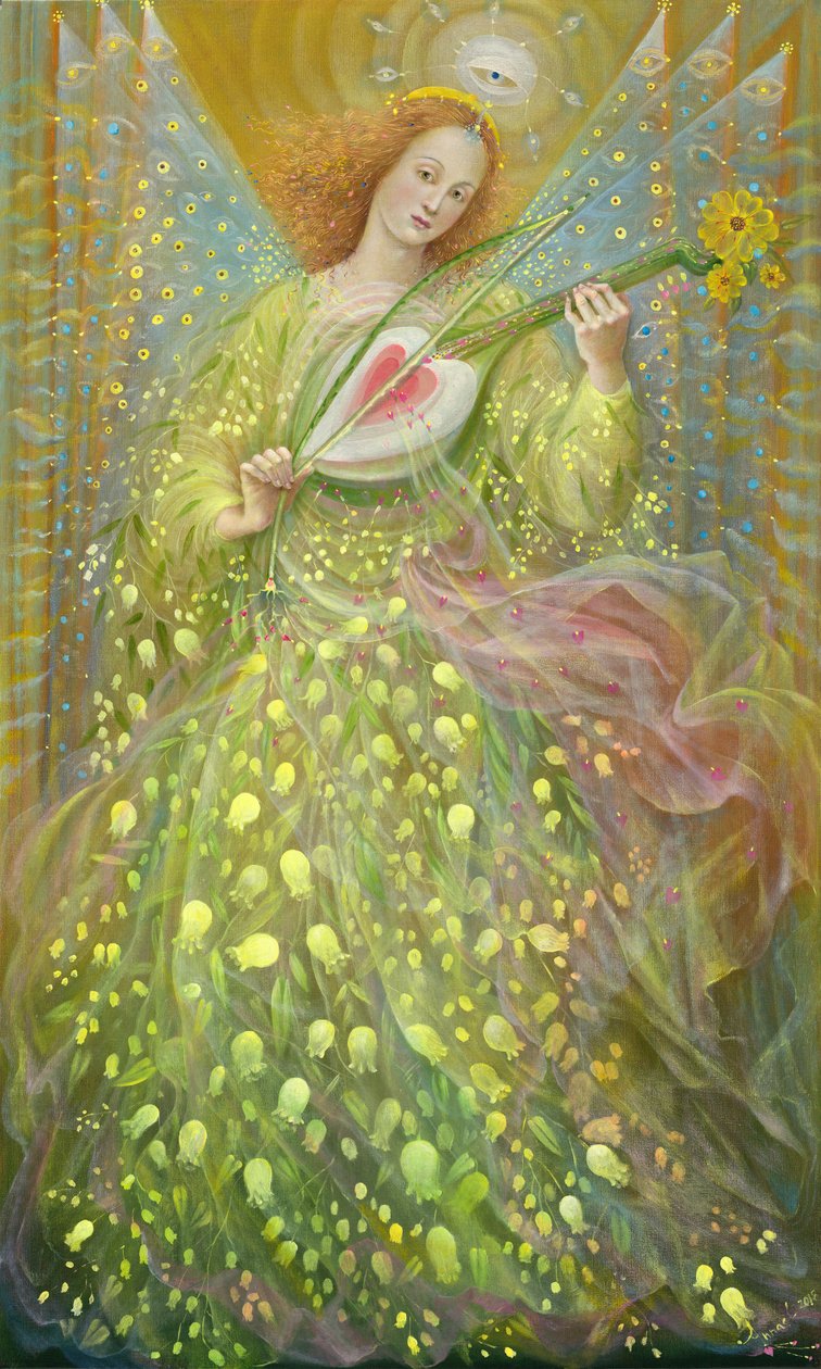 Raison et miséricorde (diptyque), panneau gauche, 2018 (huile sur lin belge) - Annael Anelia Pavlova