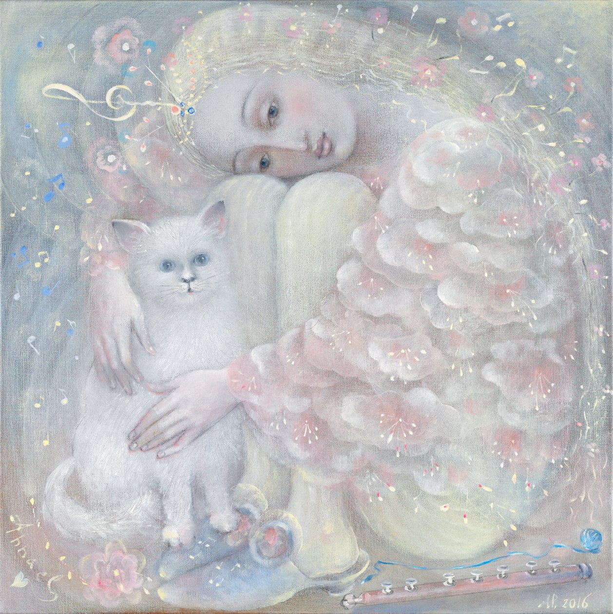 Tendresse, 2016 (huile sur lin belge) - Annael Anelia Pavlova