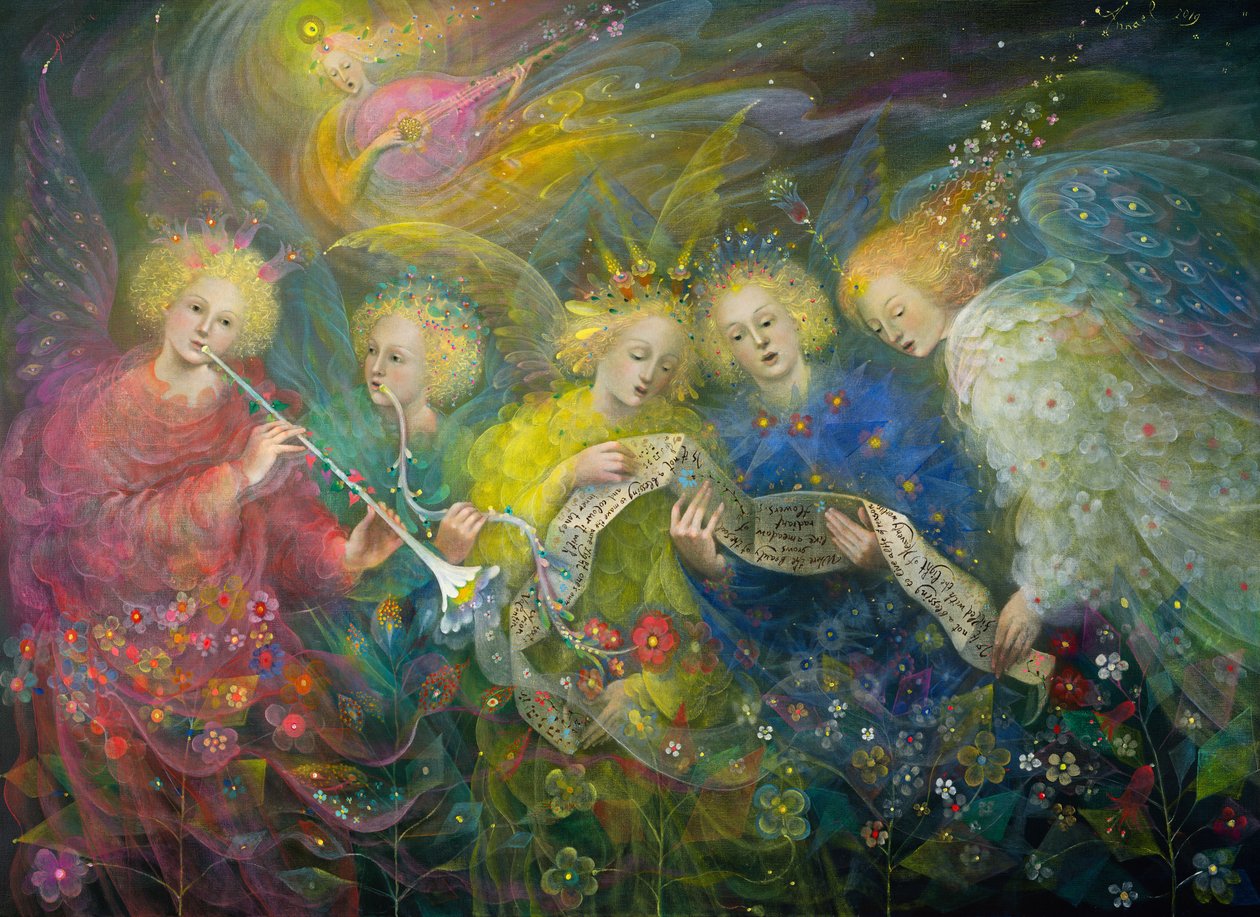 La lumière des mondes célestes, 2019 (huile sur lin belge) - Annael Anelia Pavlova
