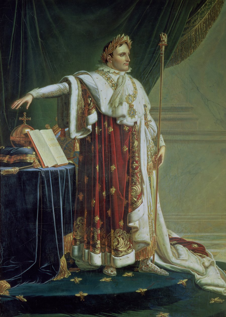 Portrait de Napoléon Ier en robes de couronnement, 1804 - Anne-Louis Girodet de Roucy-Trioson