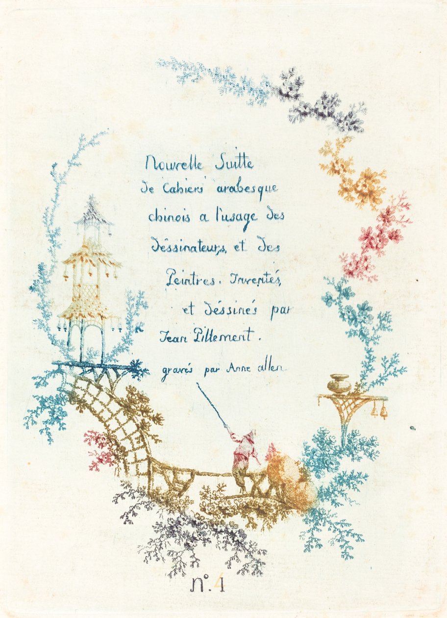 Page de titre - Anne Allen after Jean Baptiste Pillement