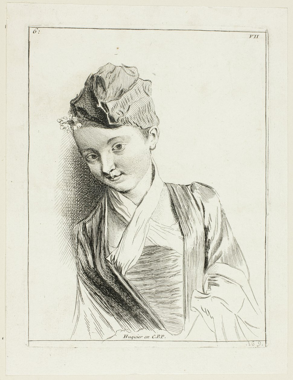 Tête de femme - Anne Claude Philippe Caylus