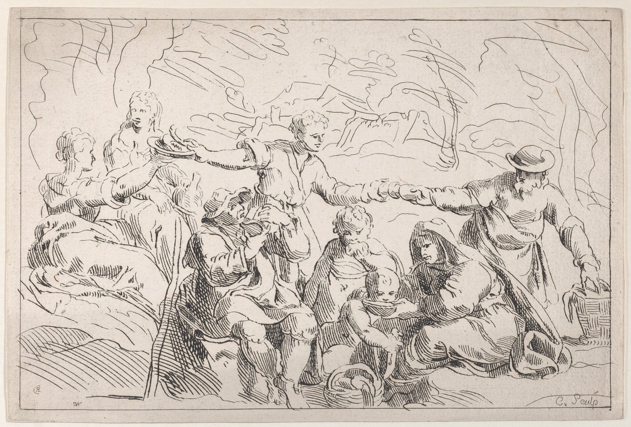 Fête en plein air - Anne Claude Philippe de Caylus