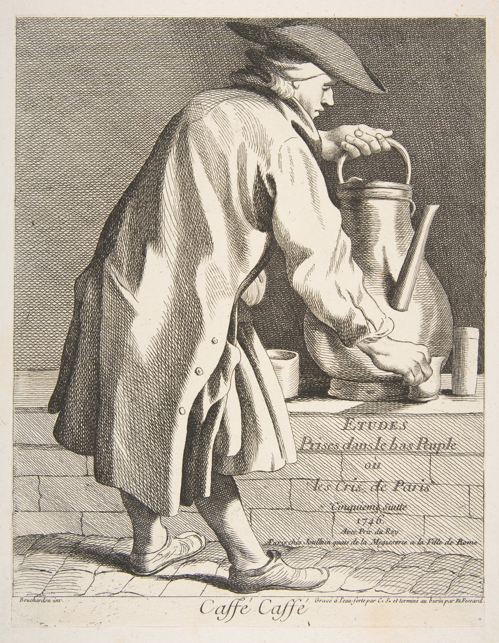 Vendeur de café, 1746 - Anne Claude Philippe de Caylus