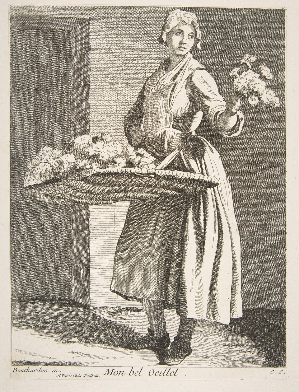 Vendeur de fleurs, 1738 - Anne Claude Philippe de Caylus