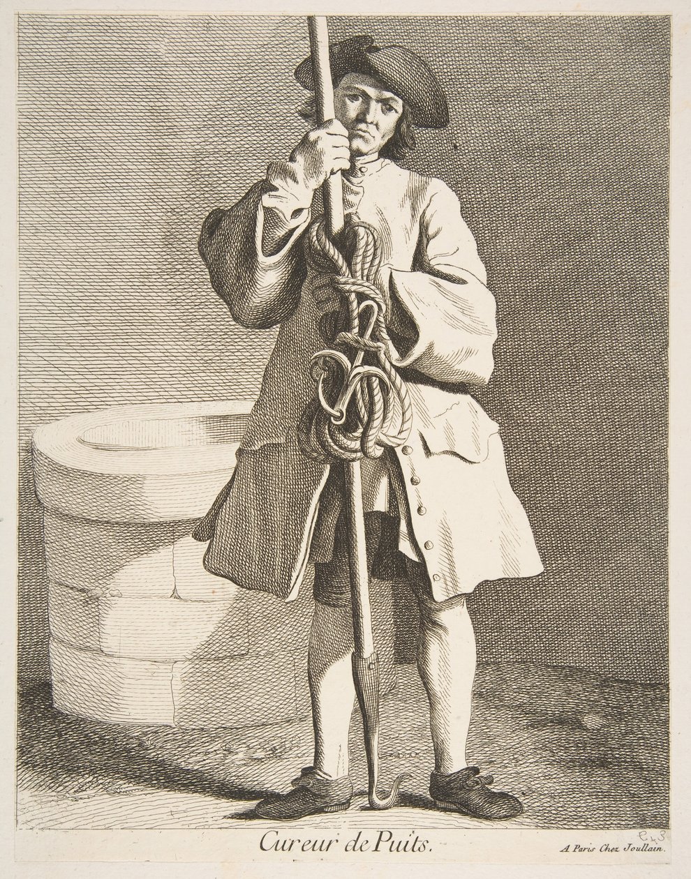 Nettoyeur de puits, 1746 - Anne Claude Philippe de Caylus