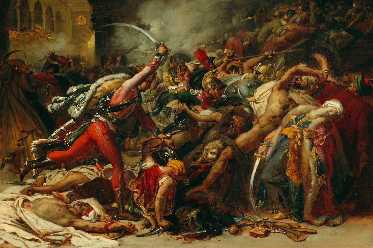 Croquis pour La Révolte du Caire - Anne Louis Girodet de Roussy Trioson