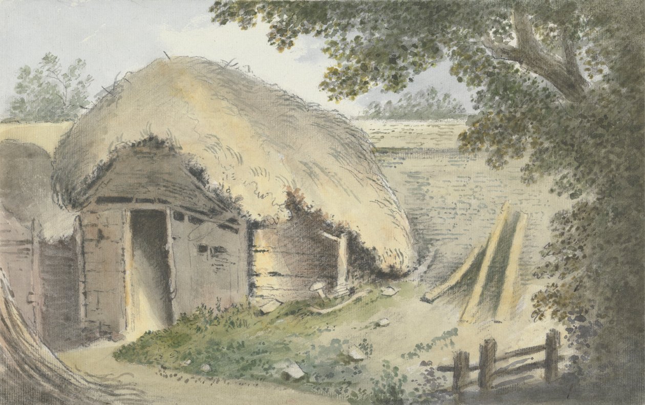 Grange au toit de chaume - Anne Peacock