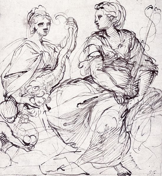 Abondance et Félicité - Annibale Carracci