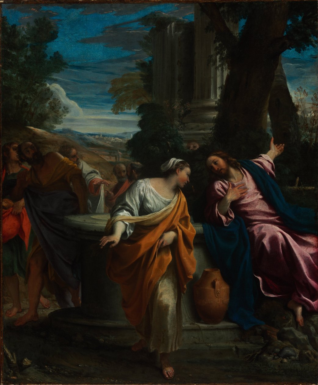 Christ et la femme samaritaine - Annibale Carracci