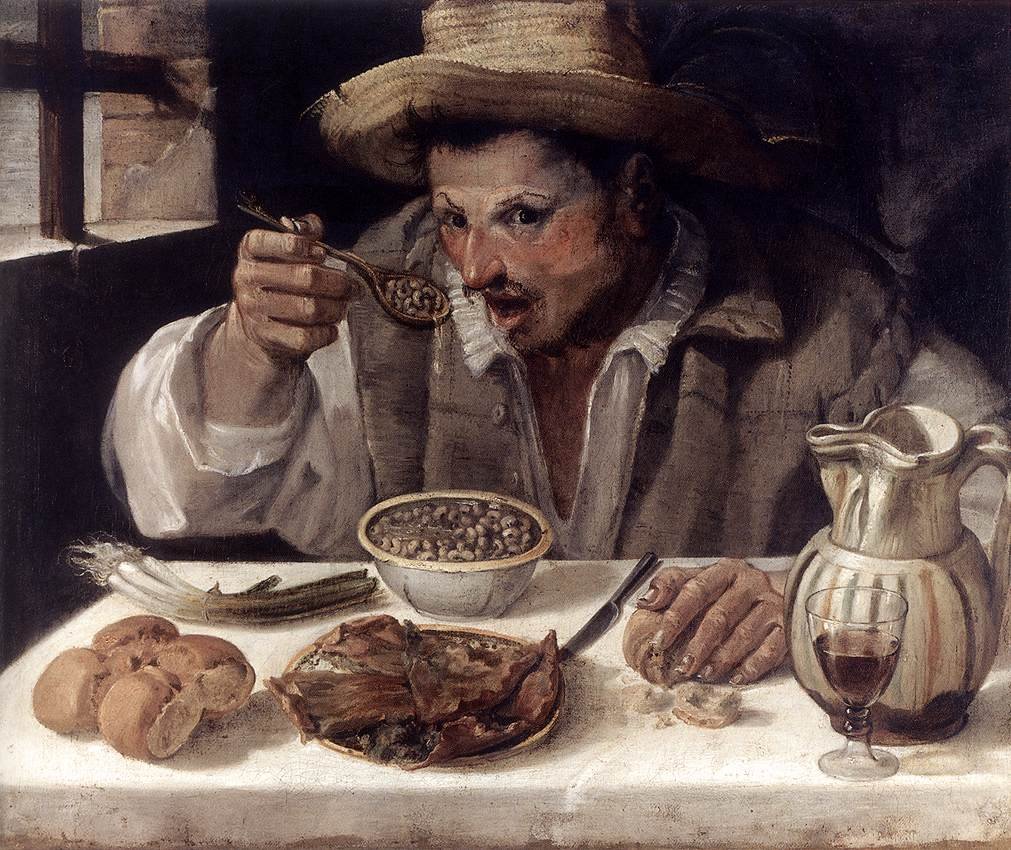 Le Mangeur de haricots - Annibale Carracci