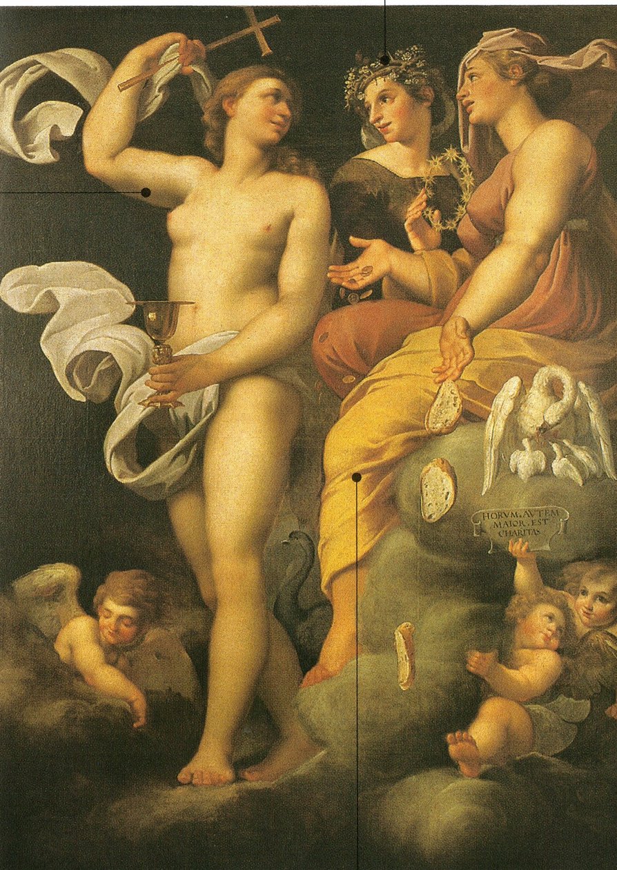 Allégorie des vertus théologales - Annibale Carracci