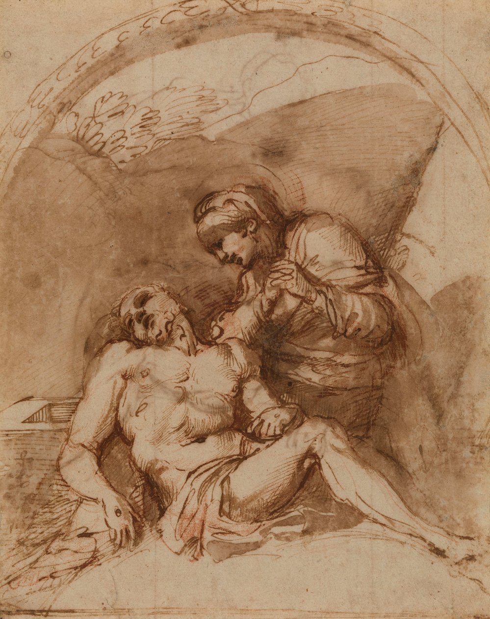 Carracci - r Pietà, RCIN 902169 - Annibale Carracci