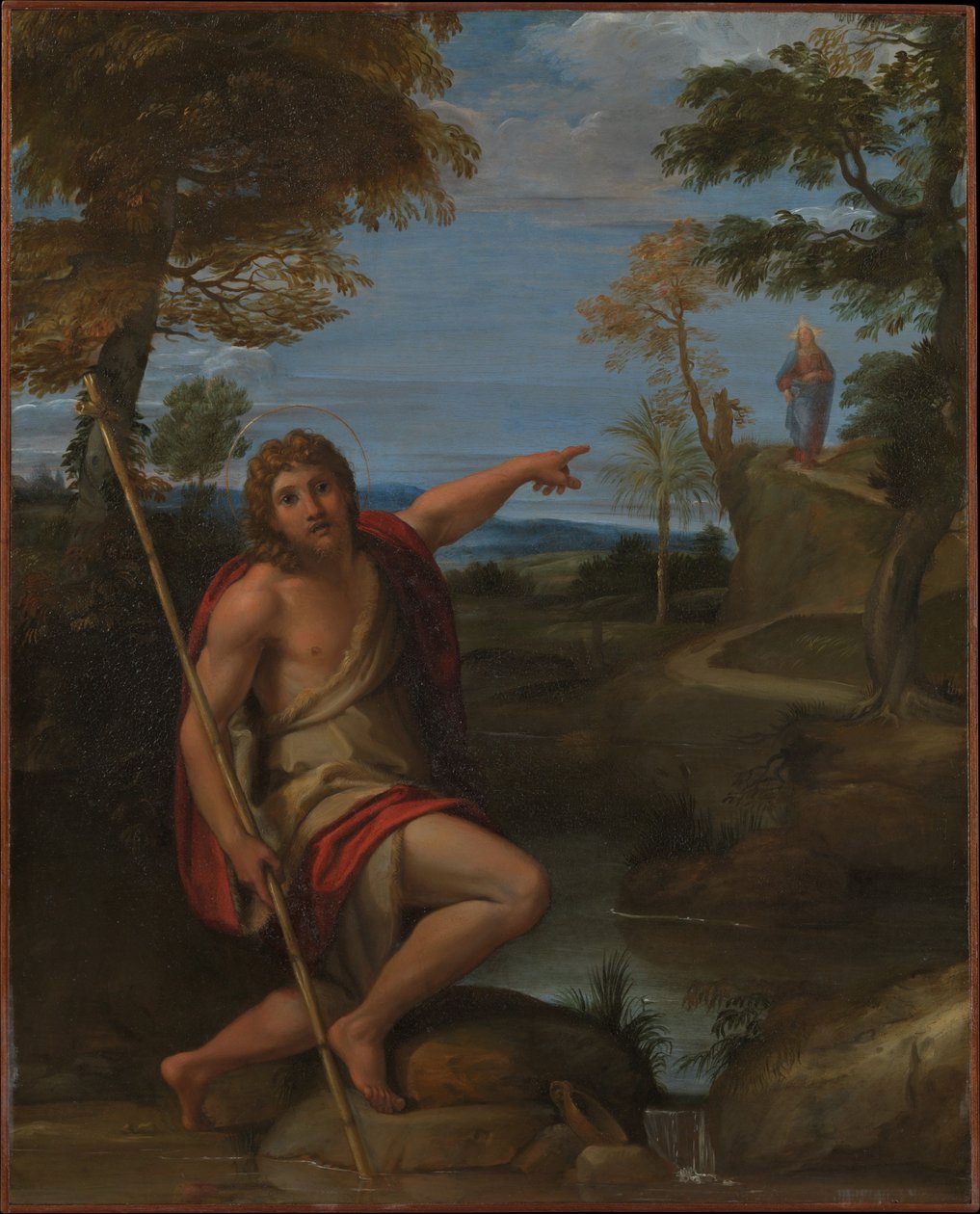 Saint Jean-Baptiste rendant témoignage - Annibale Carracci