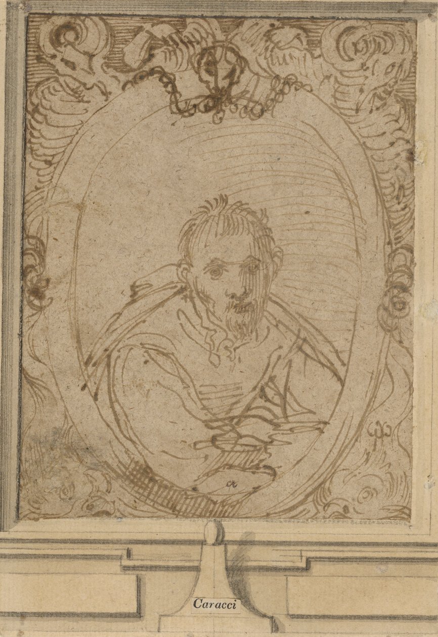 Autoportrait, vers 1580 - Annibale Carracci