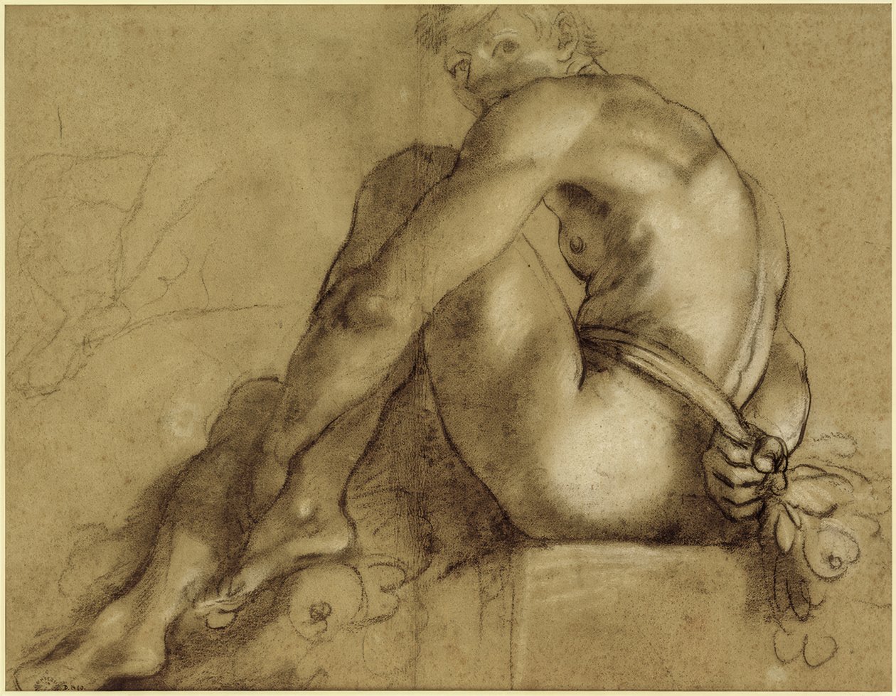 Nu assis - Annibale Carracci