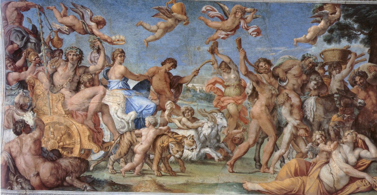 Le triomphe de Bacchus et Ariane - Annibale Carracci