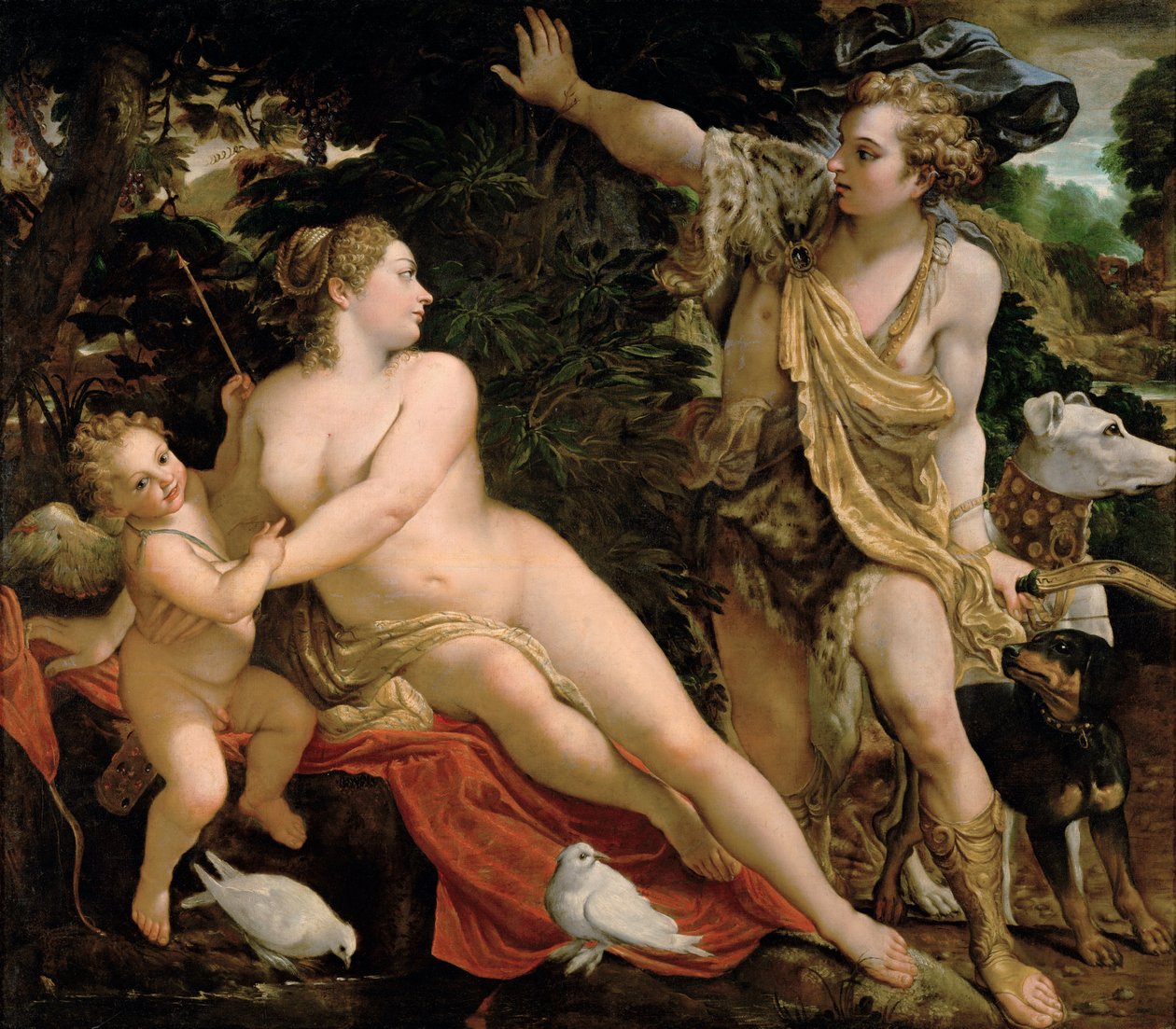 Vénus et Adonis - Annibale Carracci