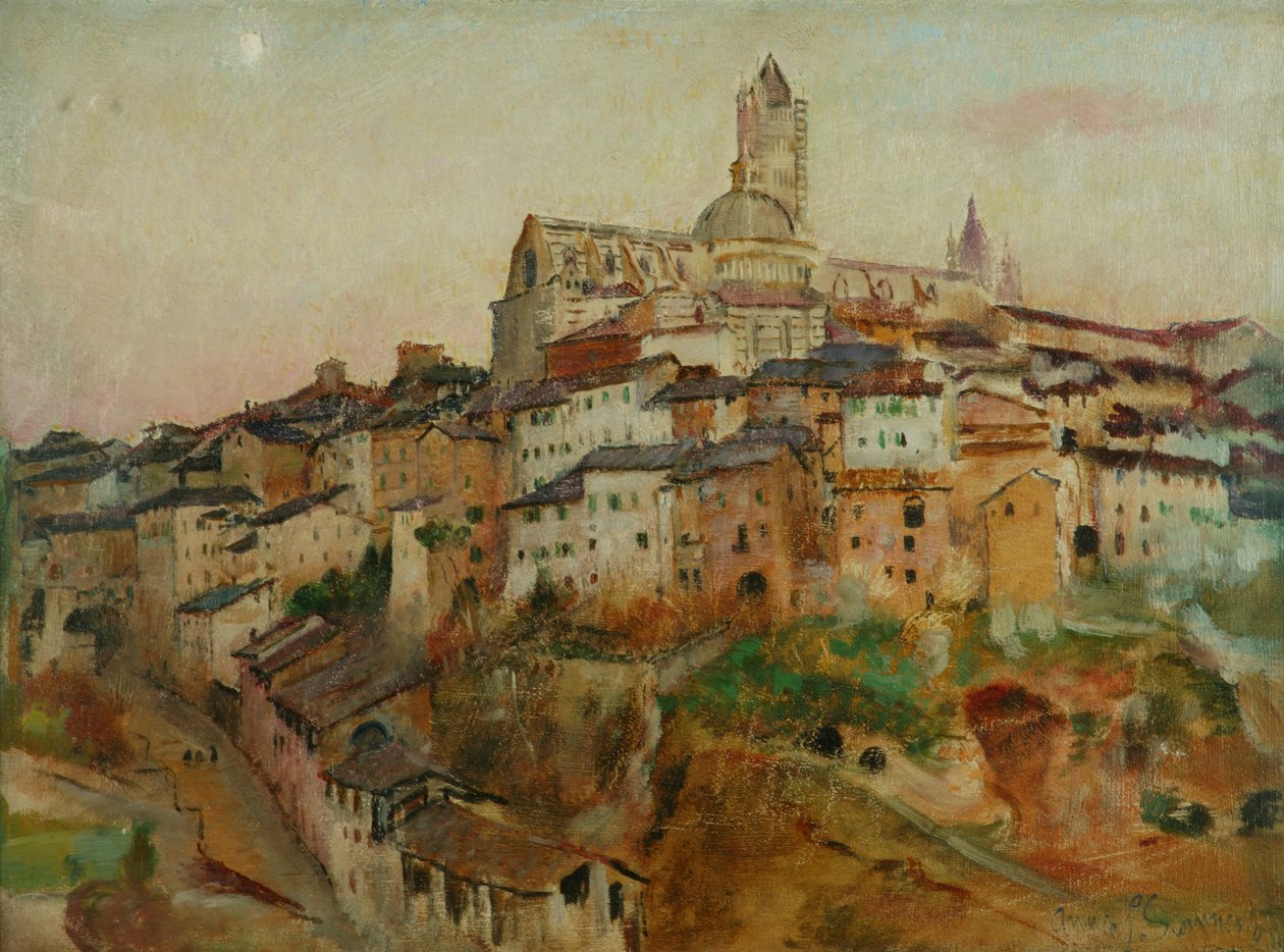 La Ville de Sienne - Annie Louisa Swynnerton