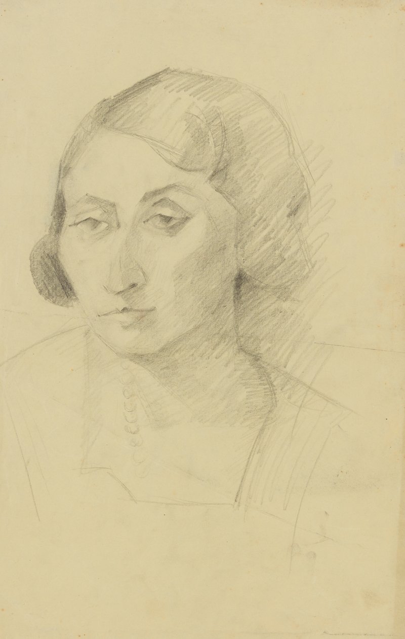 Portrait de dame - Anny Dollschein