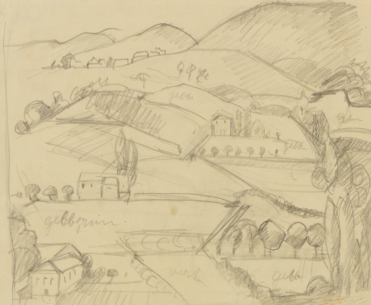 Projet de paysage - Anny Dollschein