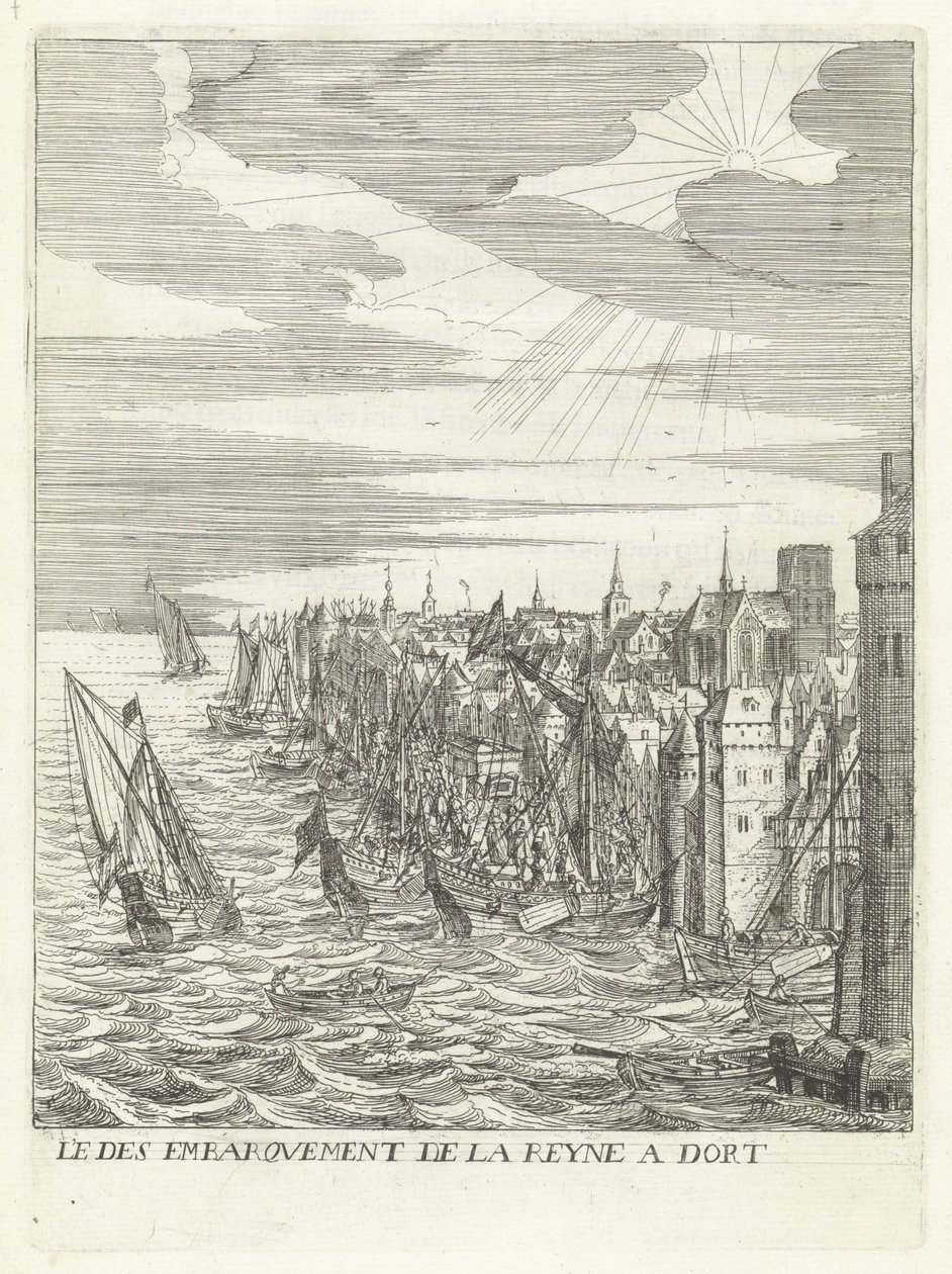 Arrivée de Marie de Médicis à Dordrecht - Anonymous