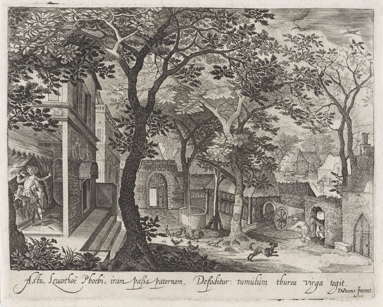 Apollon et Leucothée - Anonymous