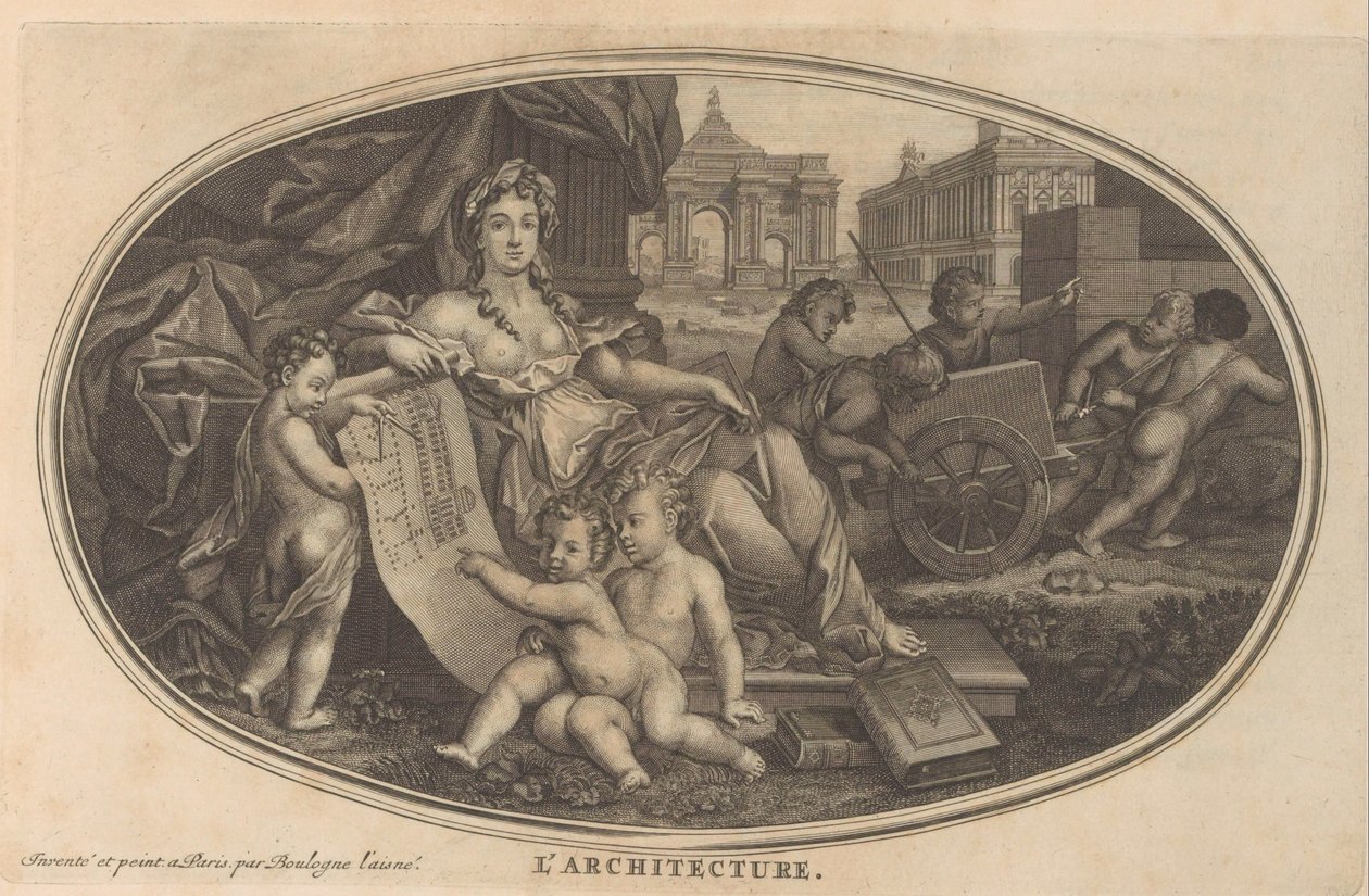 Architecture (série: Le Cabinet des Beaux Arts) - Anonymous