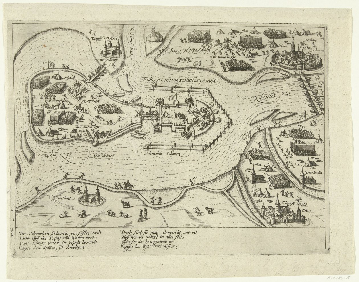 Siège de Schenkenschans par les Espagnols, 1599 - Anonymous