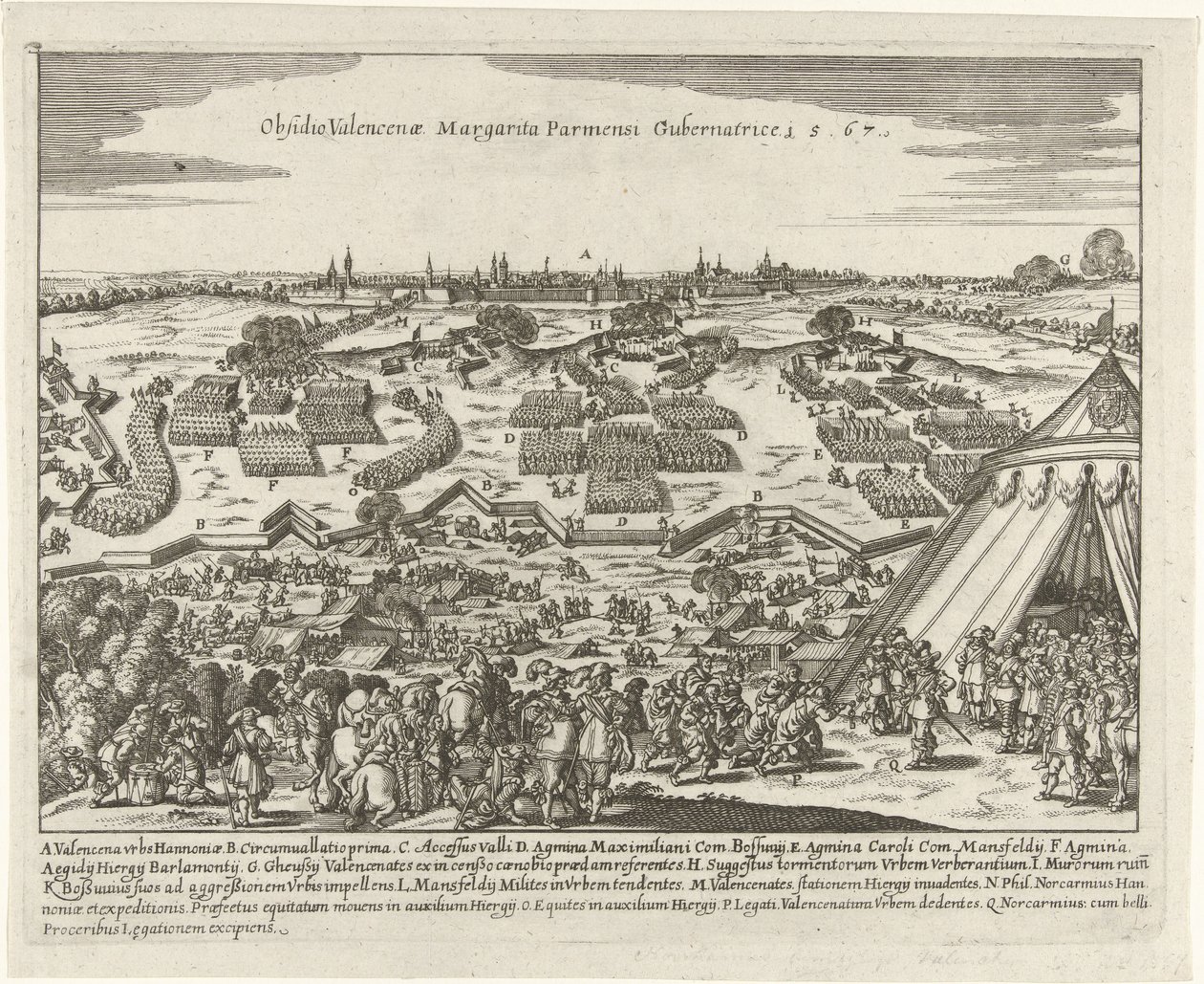 Siège de Valenciennes, 1567 - Anonymous