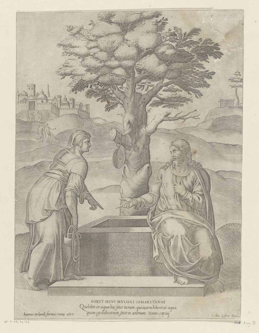 Christ et la femme samaritaine au puits - Anonymous