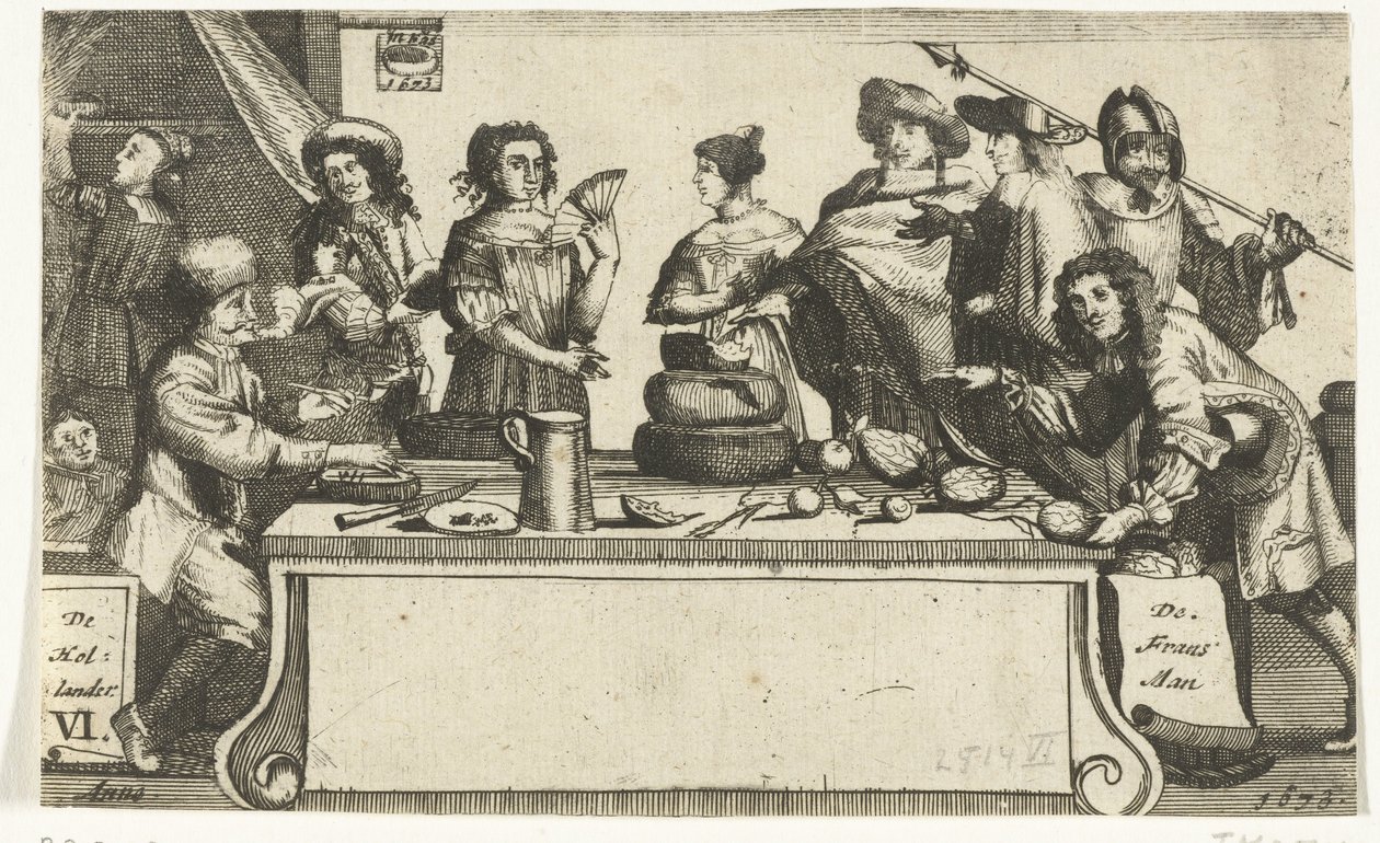 Le Français et le Hollandais, 1673 - Anonymous