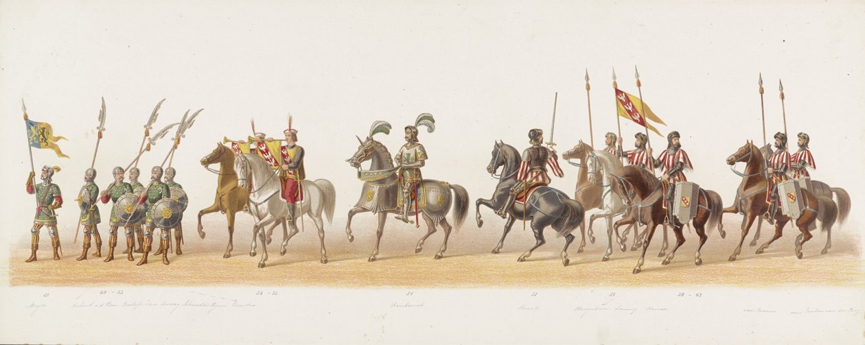 Défilé de Delft de 1873 (quatrième planche) - Anonymous