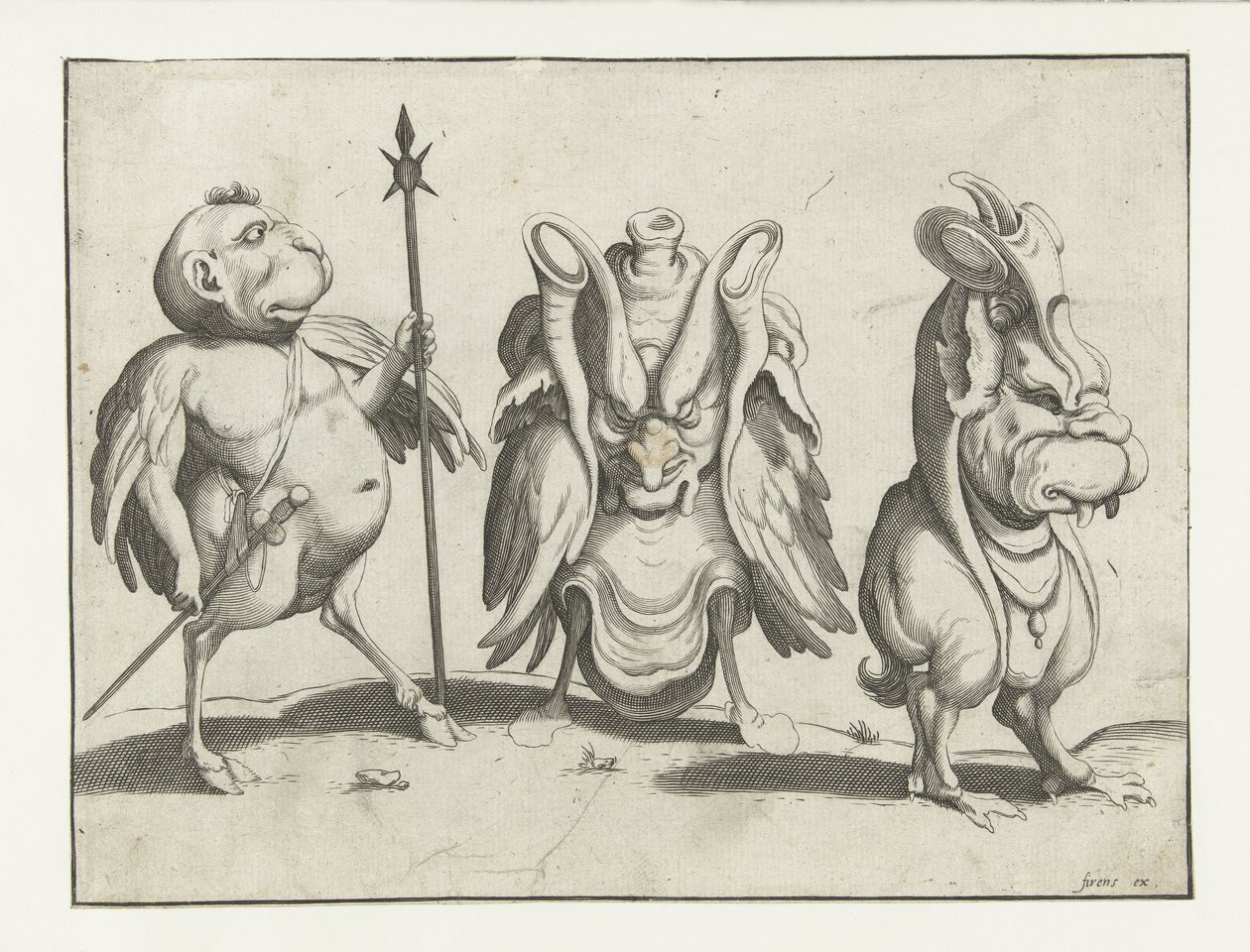 Trois monstres - Anonymous