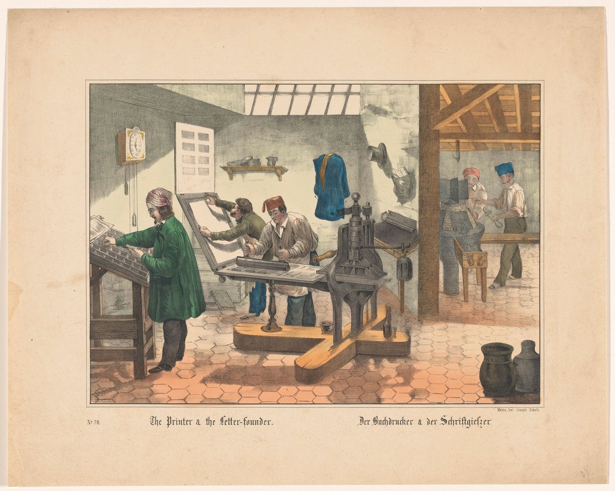 Drukkerij en lettergieterij - Anonymous