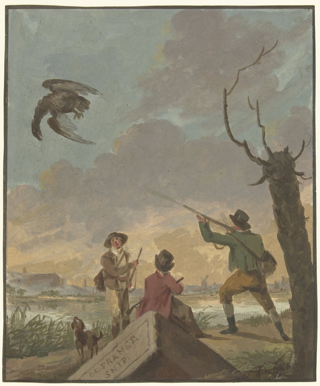 Un aigle abattu un jour avant la Révolution - Anonymous