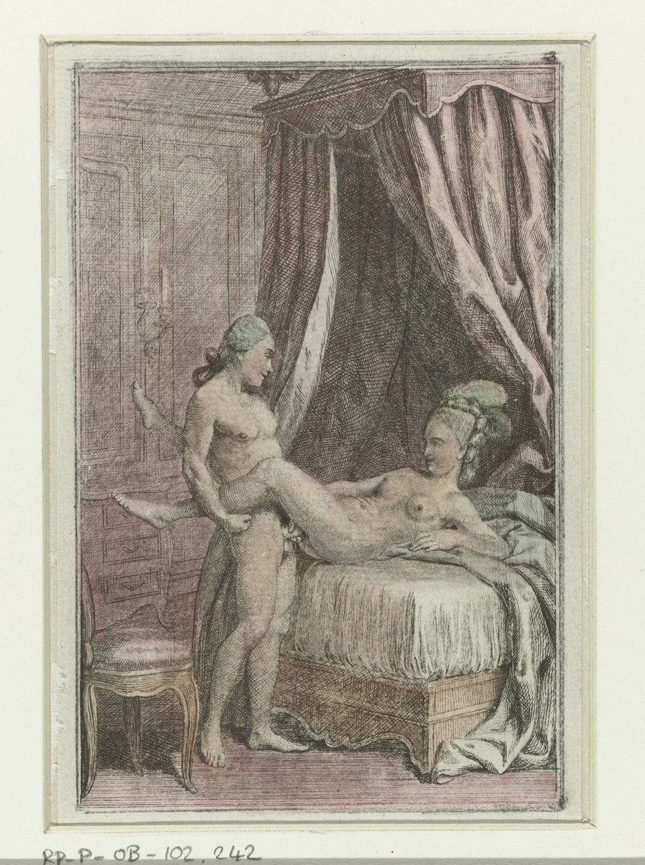 Série érotique avec des couples au lit - Anonymous