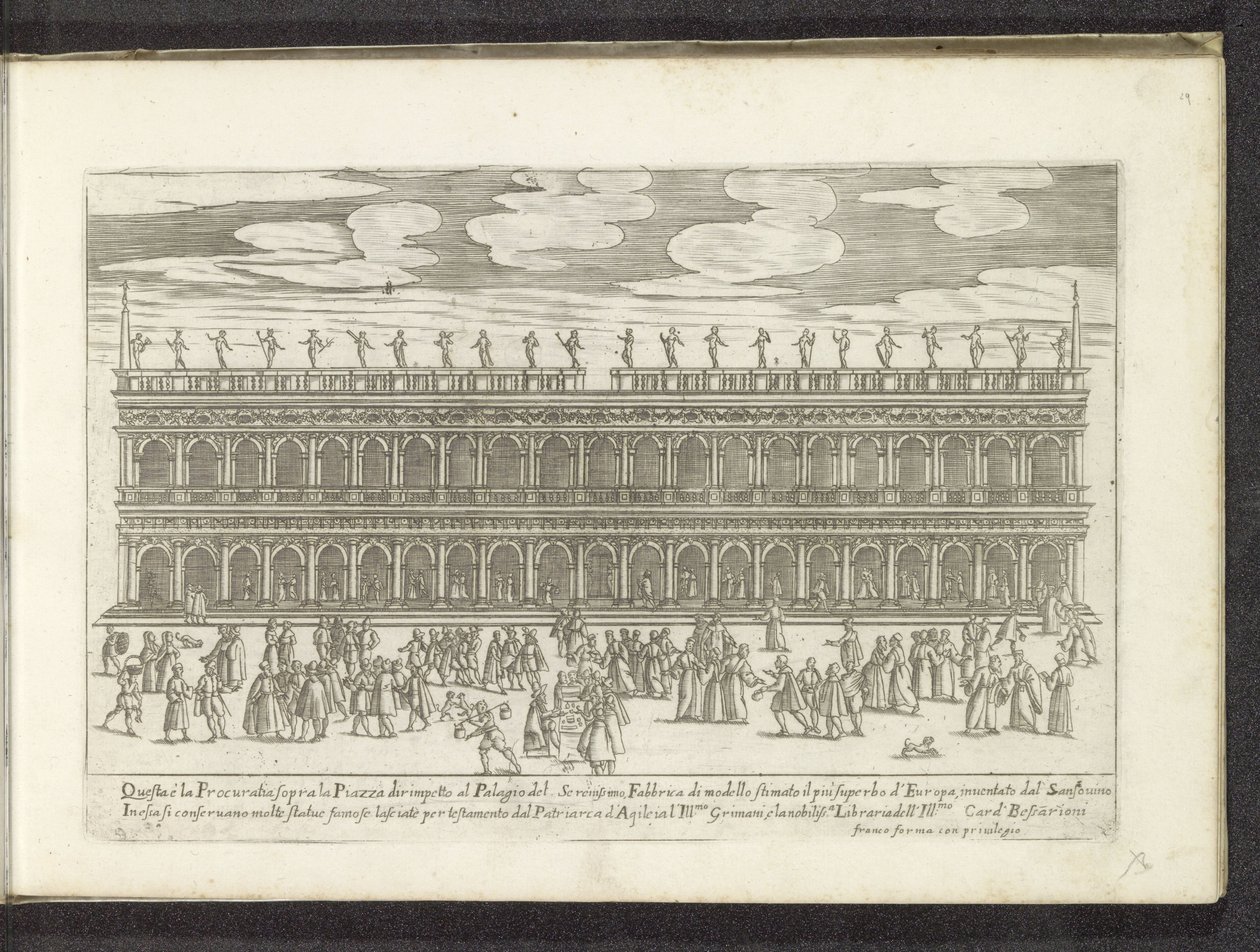 Façade de la Biblioteca Marciana à Venise - Anonymous