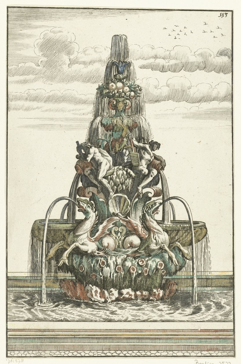Fontaine en forme de pyramide - Anonymous