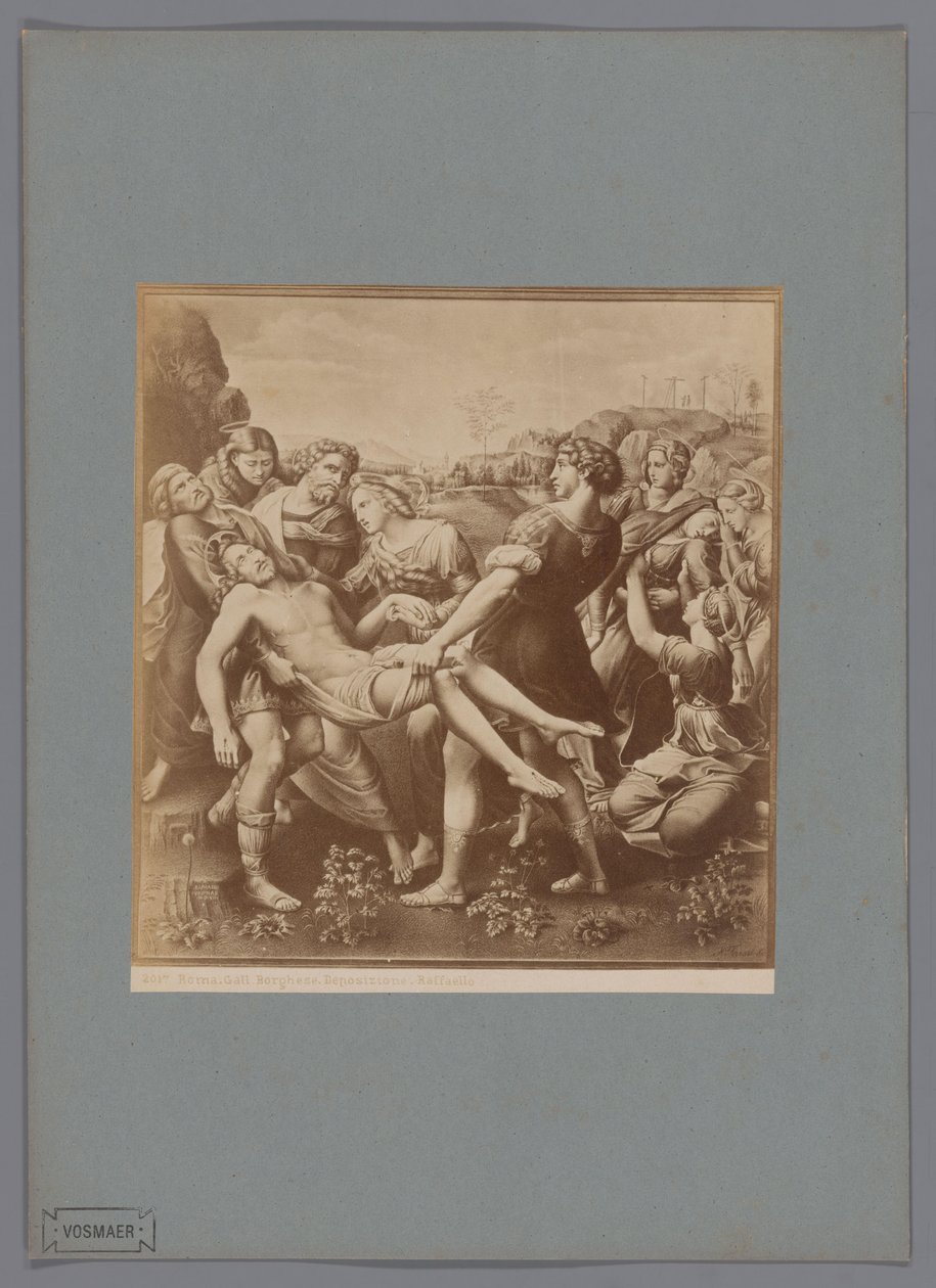 Descente de croix par Raphaël, dans la collection de la Galleria Borghese à Rome - Anonymous