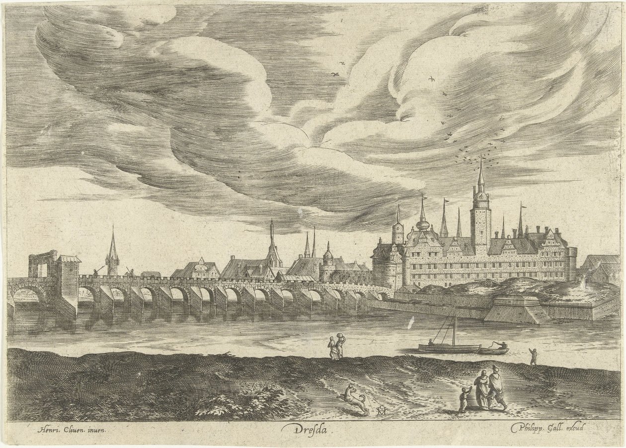 Vue de Dresde (Ruinarum varii prospectus) - Anonymous
