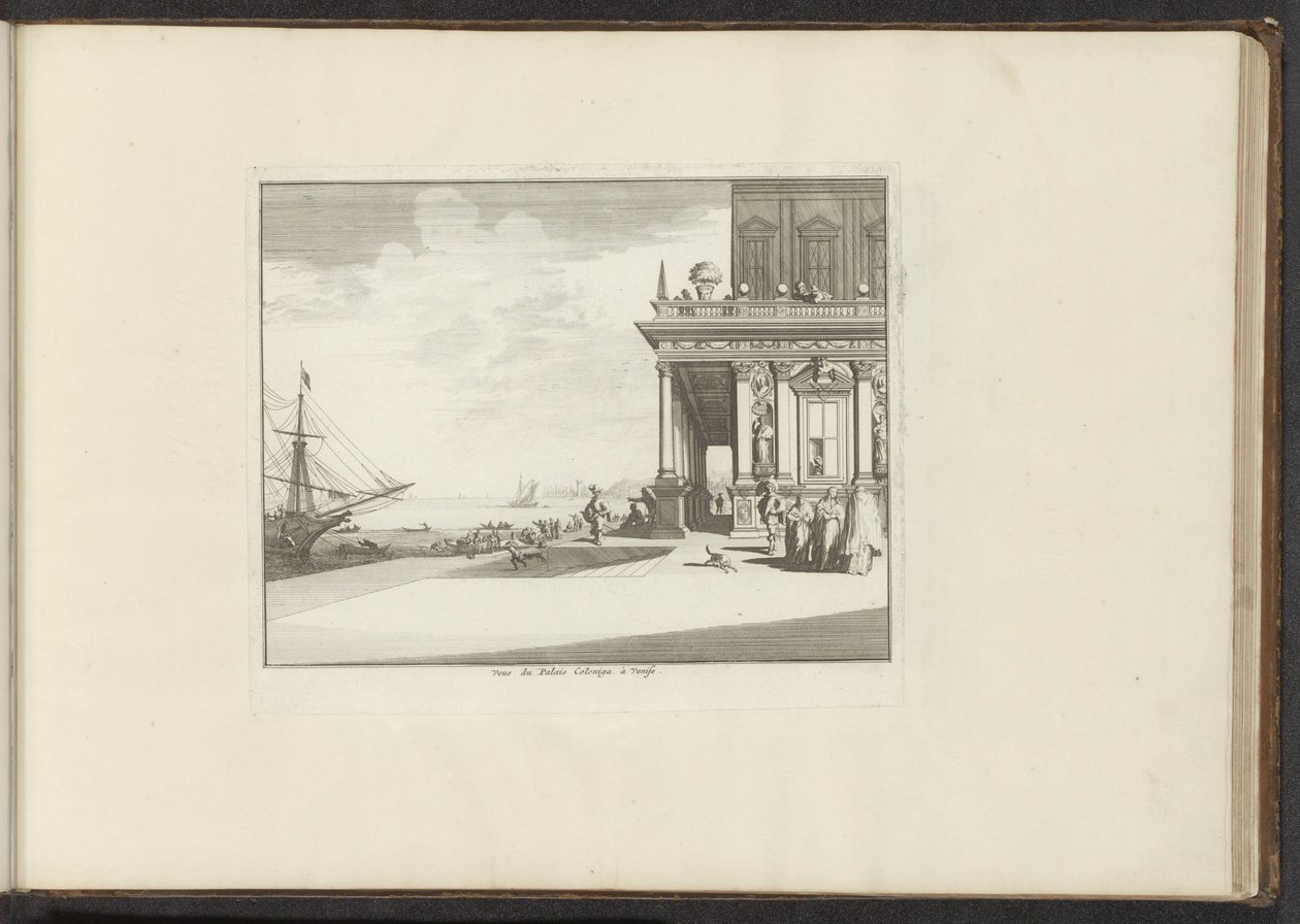 Vue du Palazzo Colinga à Venise - Anonymous
