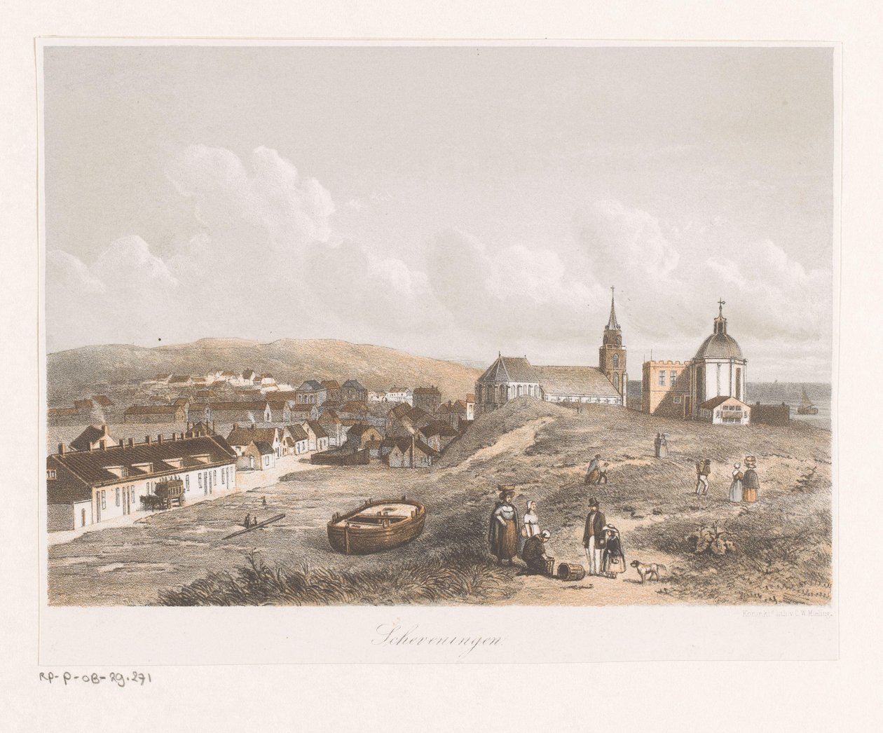 Vue de Scheveningen - Anonymous