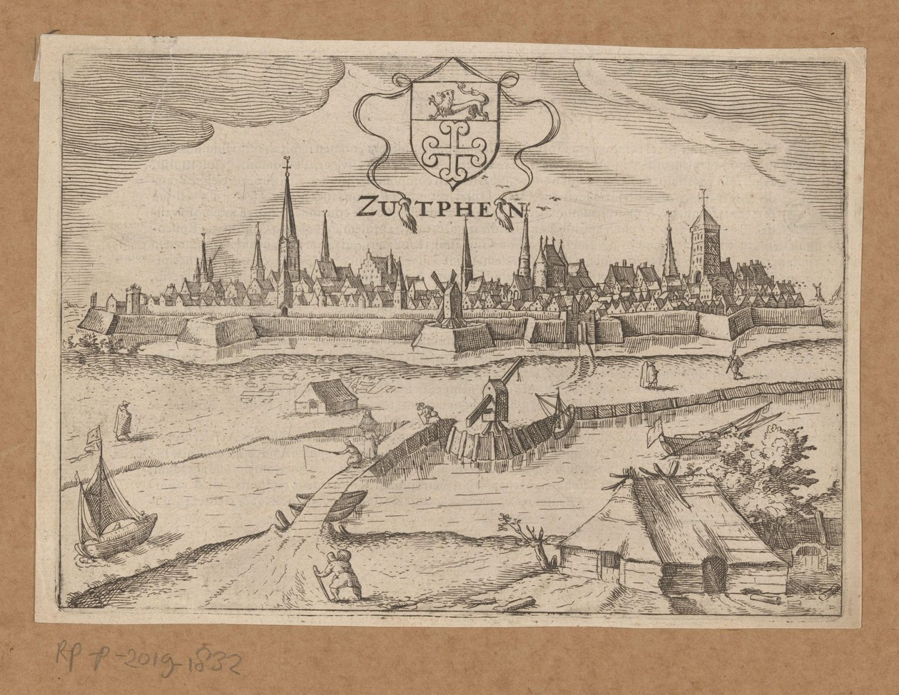 Vue de Zutphen depuis l